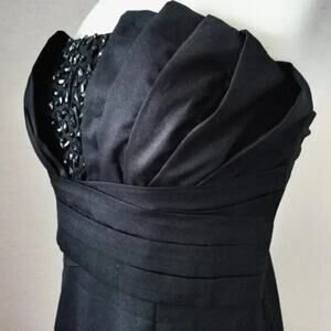 NWT Romeo & Juliet Couture Strapless Beaded Bodice Mini Dress Black M